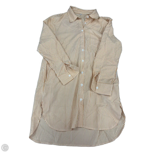 Top Long Sleeve Basic By Cmf In Orange, Size: S
