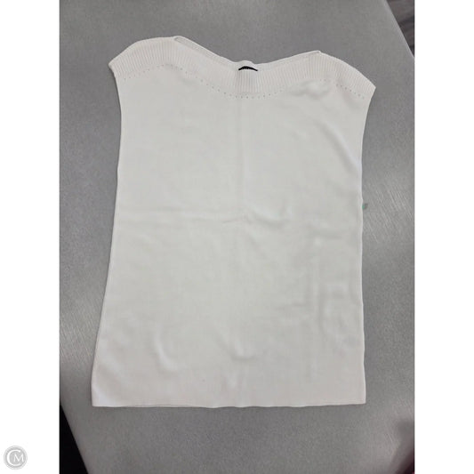 Top Sleeveless By Talbots In White, Size: Sp