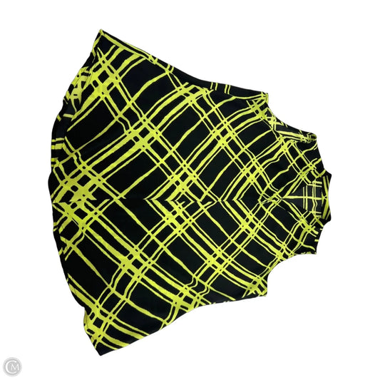 Tank Top By Cmf In Black & Yellow, Size: L