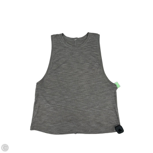 Athletic Tank Top By Lululemon In Grey, Size: 6