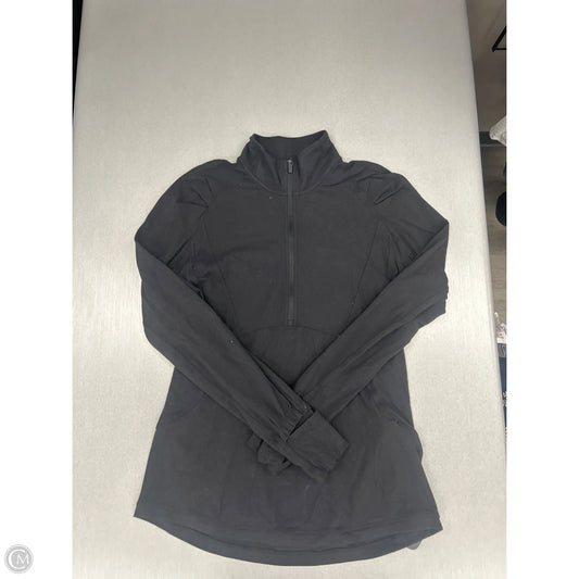 Athletic Jacket By Lululemon In Black, Size: 8