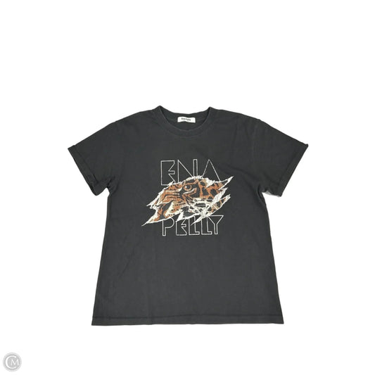 Top Short Sleeve By Ena Pelly In Black, Size: Xs