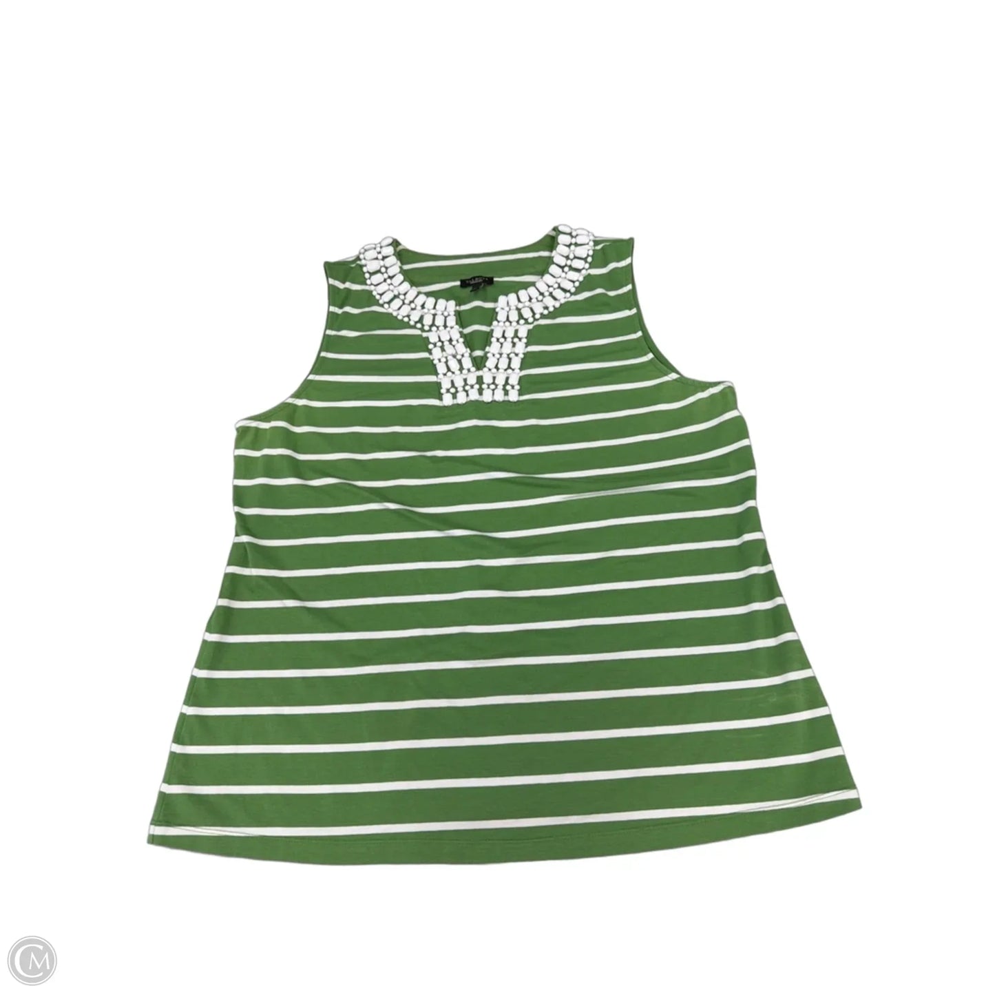 Tank Top By Talbots In Green, Size: Xl