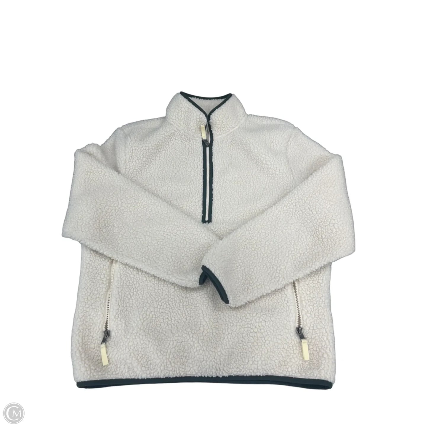Jacket Faux Fur & Sherpa By Splits59 In Cream & Green, Size: L