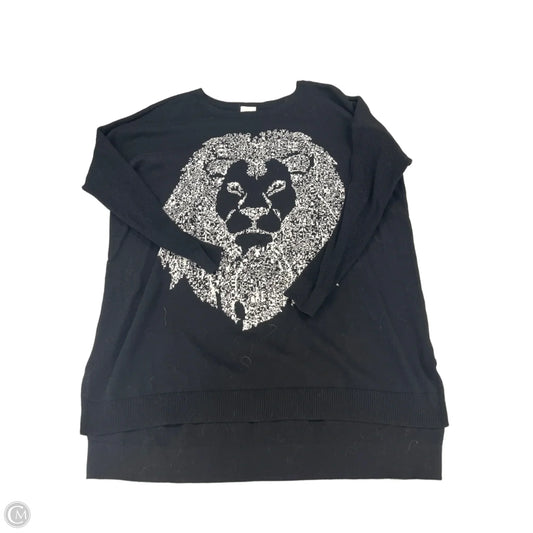 Sweater By Cabi In Black & White, Size: S