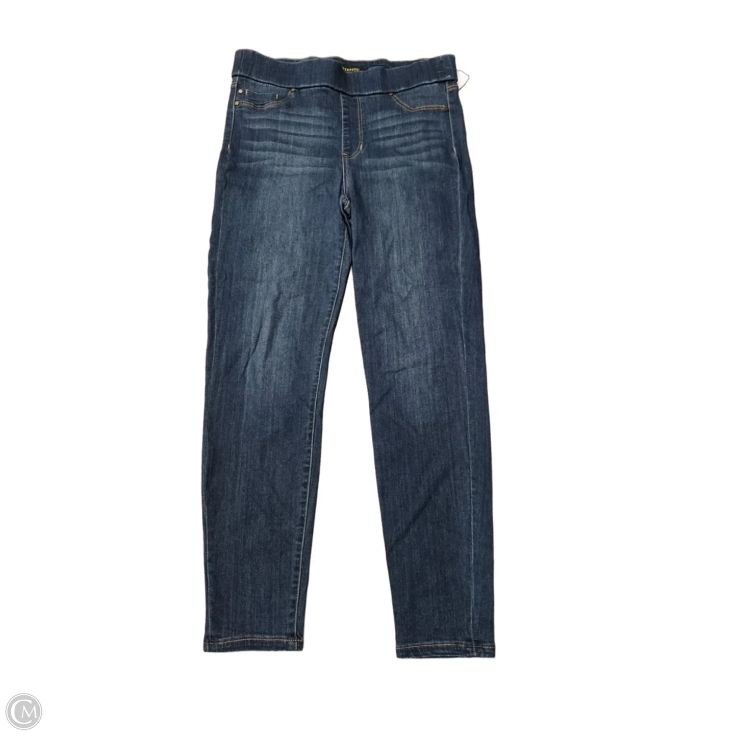Jeans Jeggings By Liverpool In Blue Denim, Size: 12