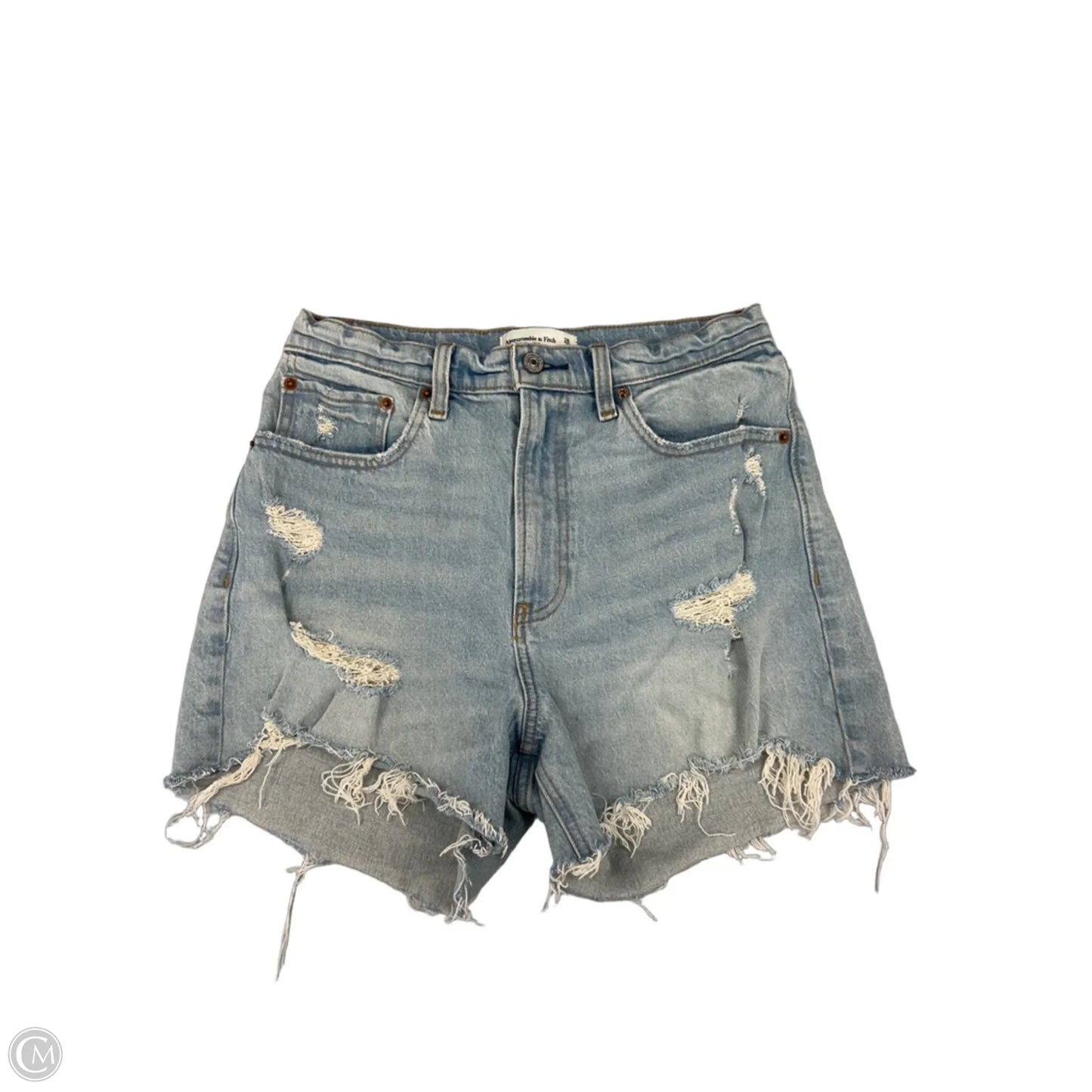 Shorts By Abercrombie And Fitch In Blue Denim, Size: 6