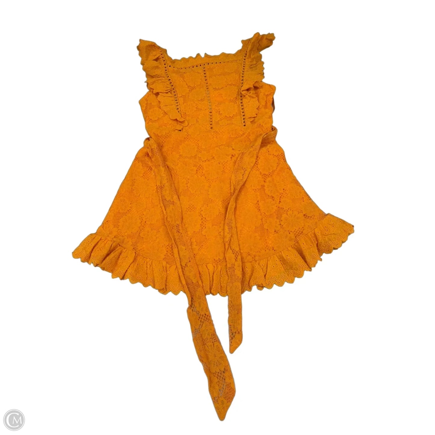 Dress Casual Short By Cme In Orange, Size: L