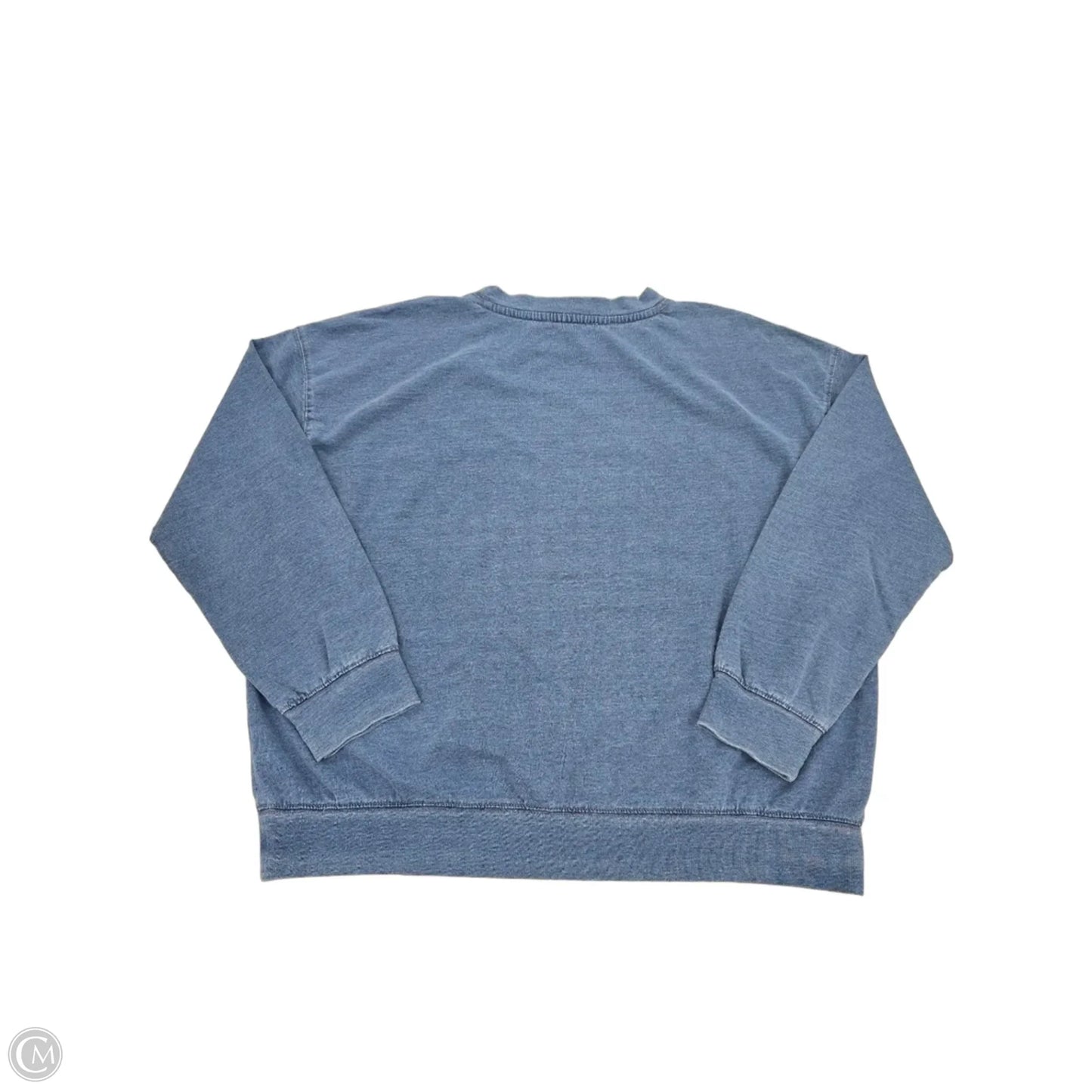Sweatshirt Crewneck By Joa In Blue, Size: M