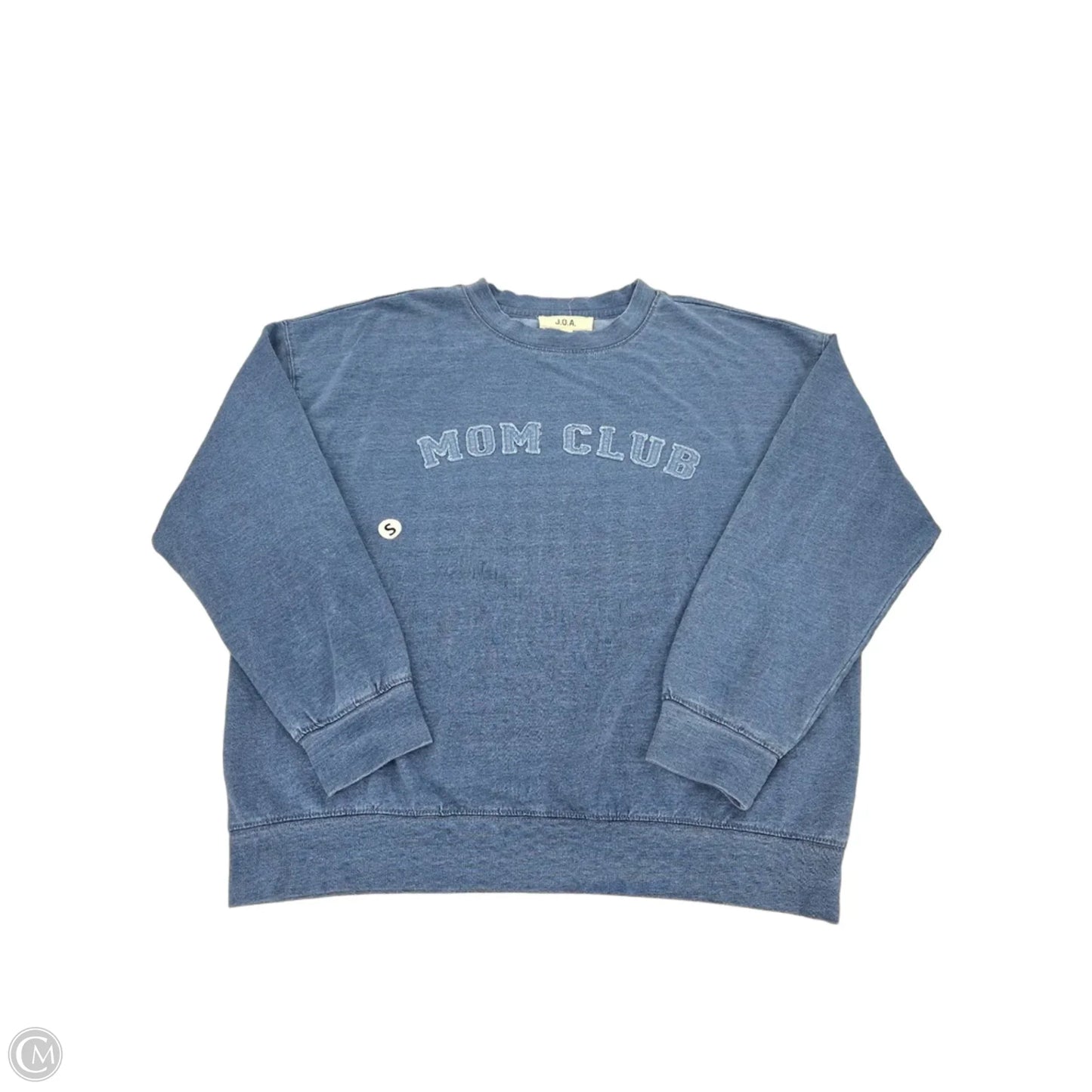Sweatshirt Crewneck By Joa In Blue, Size: S