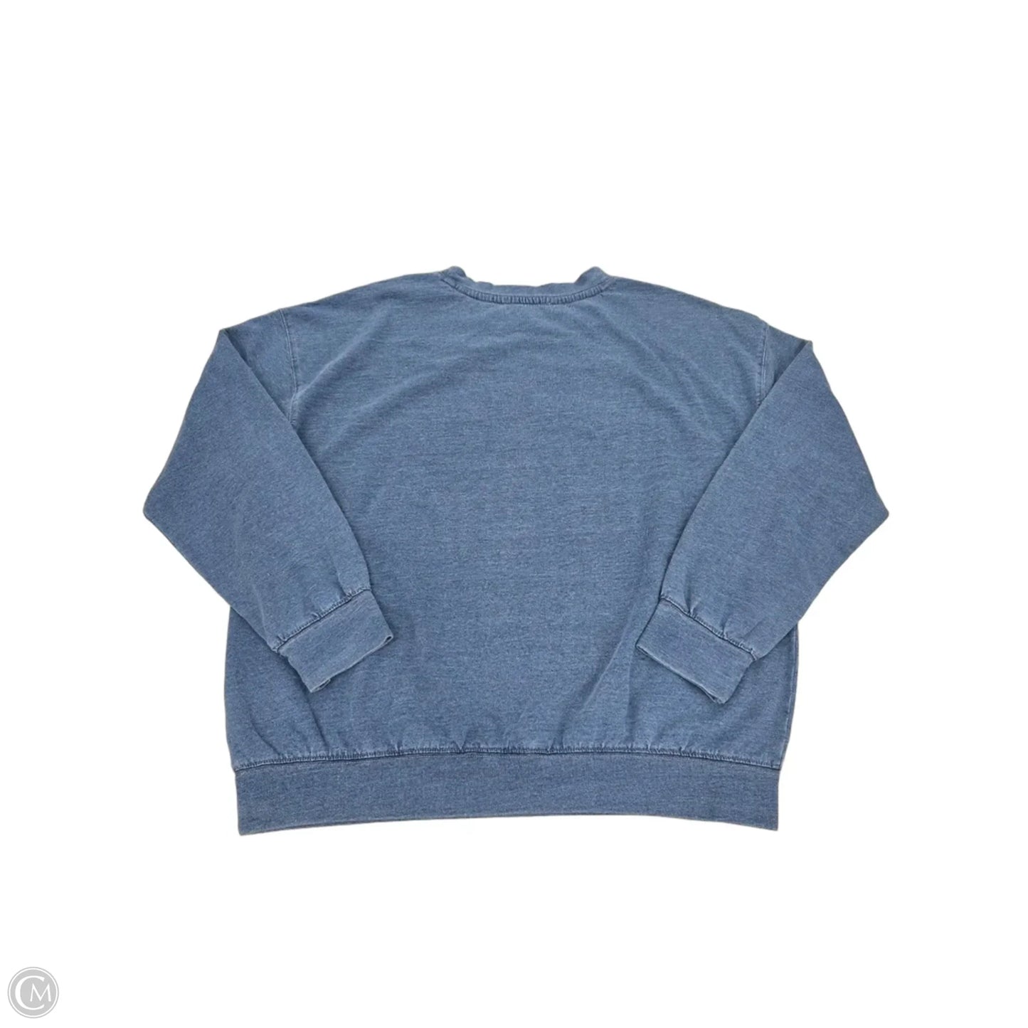 Sweatshirt Crewneck By Joa In Blue, Size: S