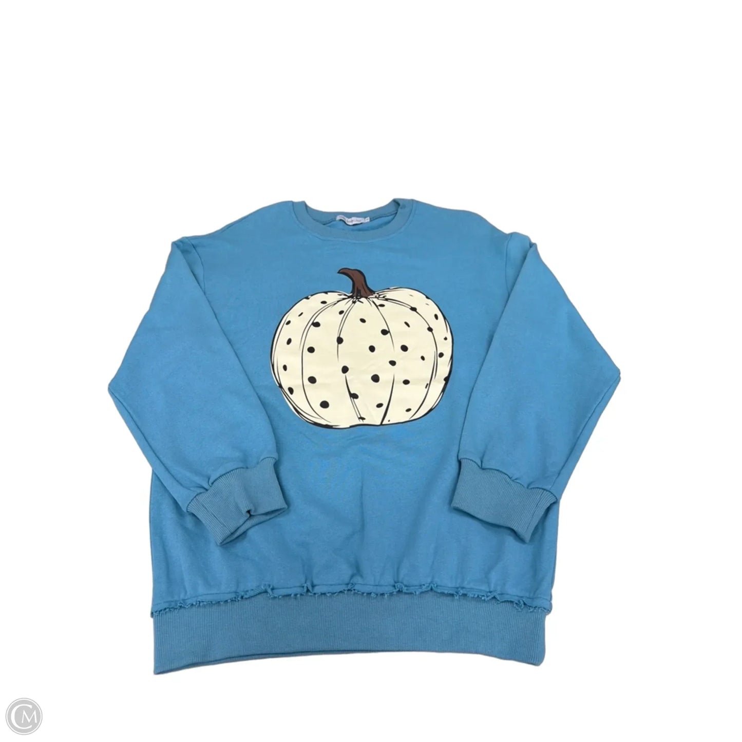Sweatshirt Crewneck By Miss Sparkling In Blue, Size: S