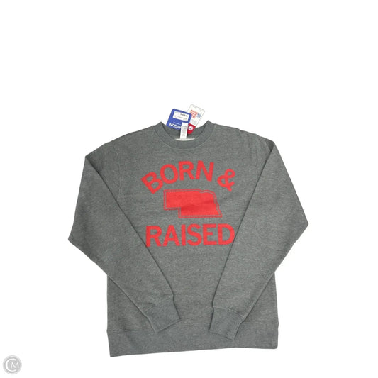Sweatshirt Crewneck By Cmf In Grey, Size: S
