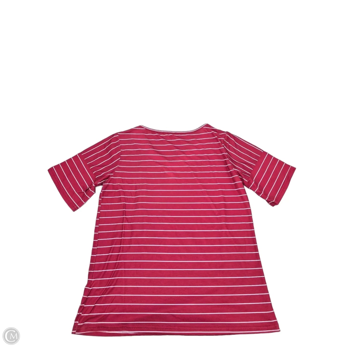 Top Short Sleeve Basic By Cmf In Red, Size: M