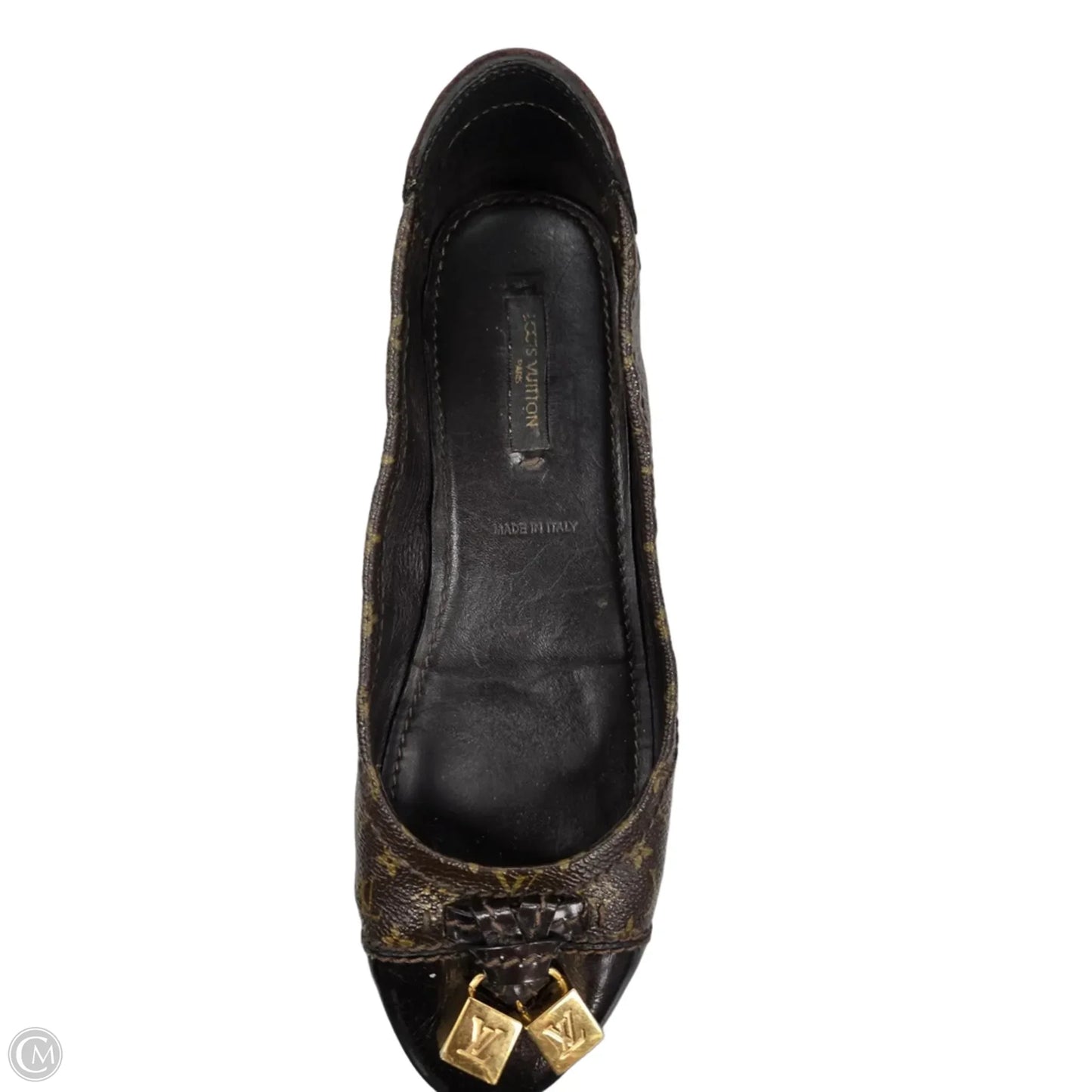 Shoes Luxury Designer By Louis Vuitton In Brown, Size: 6.5