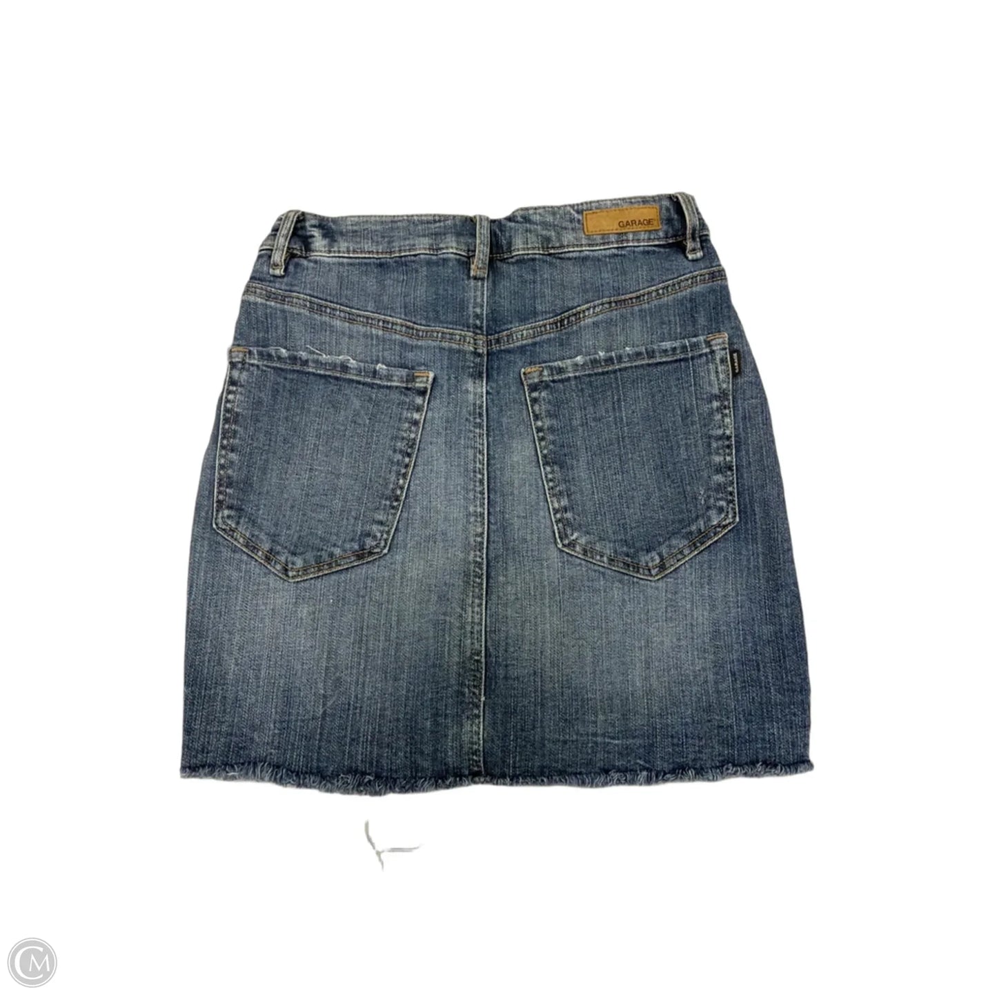 Skirt Mini & Short By Garage In Blue Denim, Size: 0