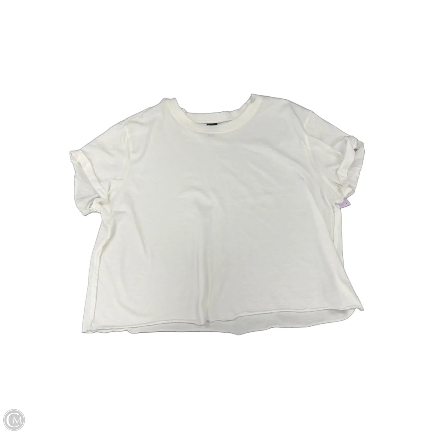 Top Short Sleeve Basic By Wild Fable In White, Size: L