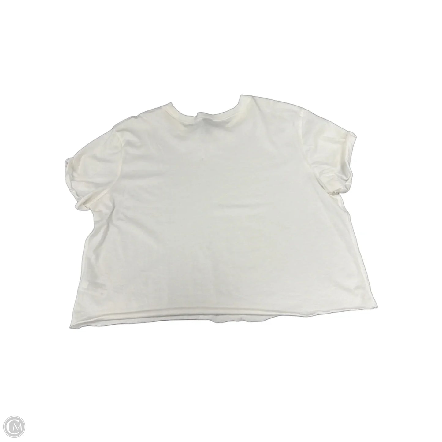 Top Short Sleeve Basic By Wild Fable In White, Size: L