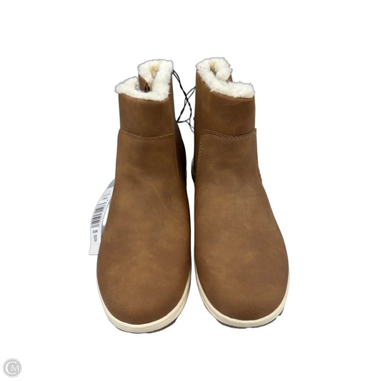 Boots Ankle Heels By Universal Thread In Brown, Size: 9.5