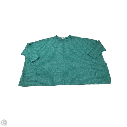 Top Long Sleeve By Chicsoul In Green, Size: Xxl