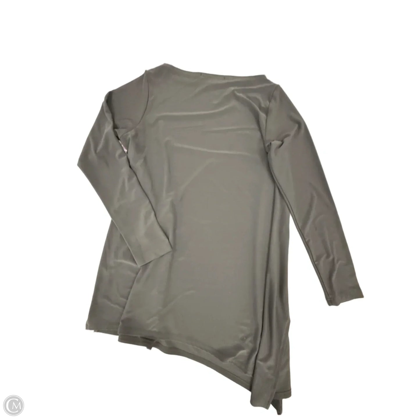 Top Long Sleeve By Sympli In Grey, Size: S