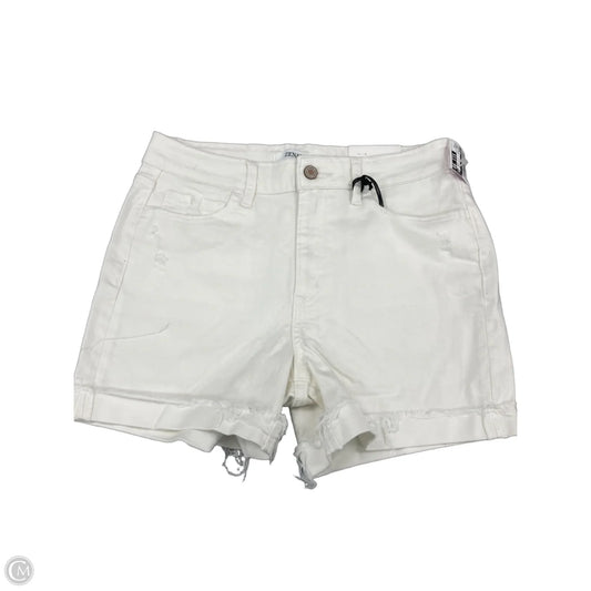 Shorts By Zenana In White Denim, Size: 10