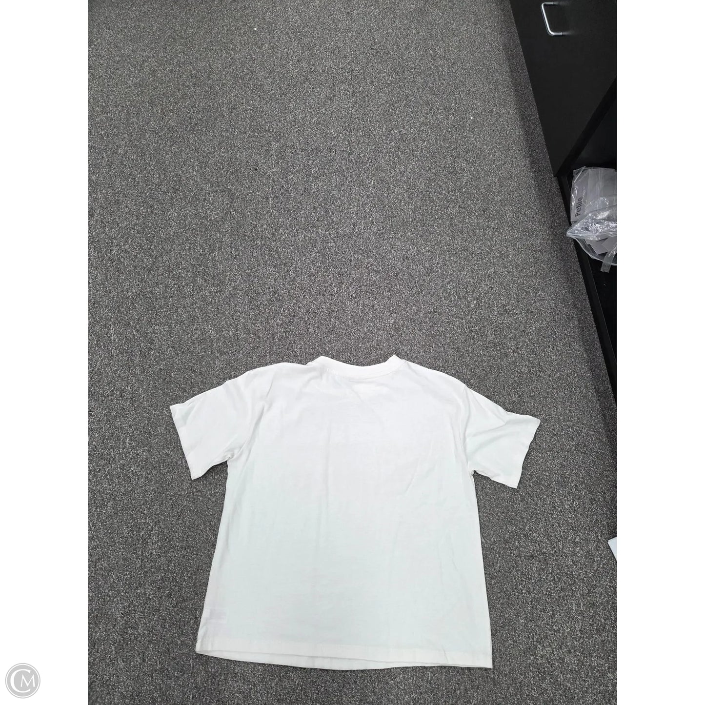 Top Short Sleeve Designer By Kate Spade In White, Size: S
