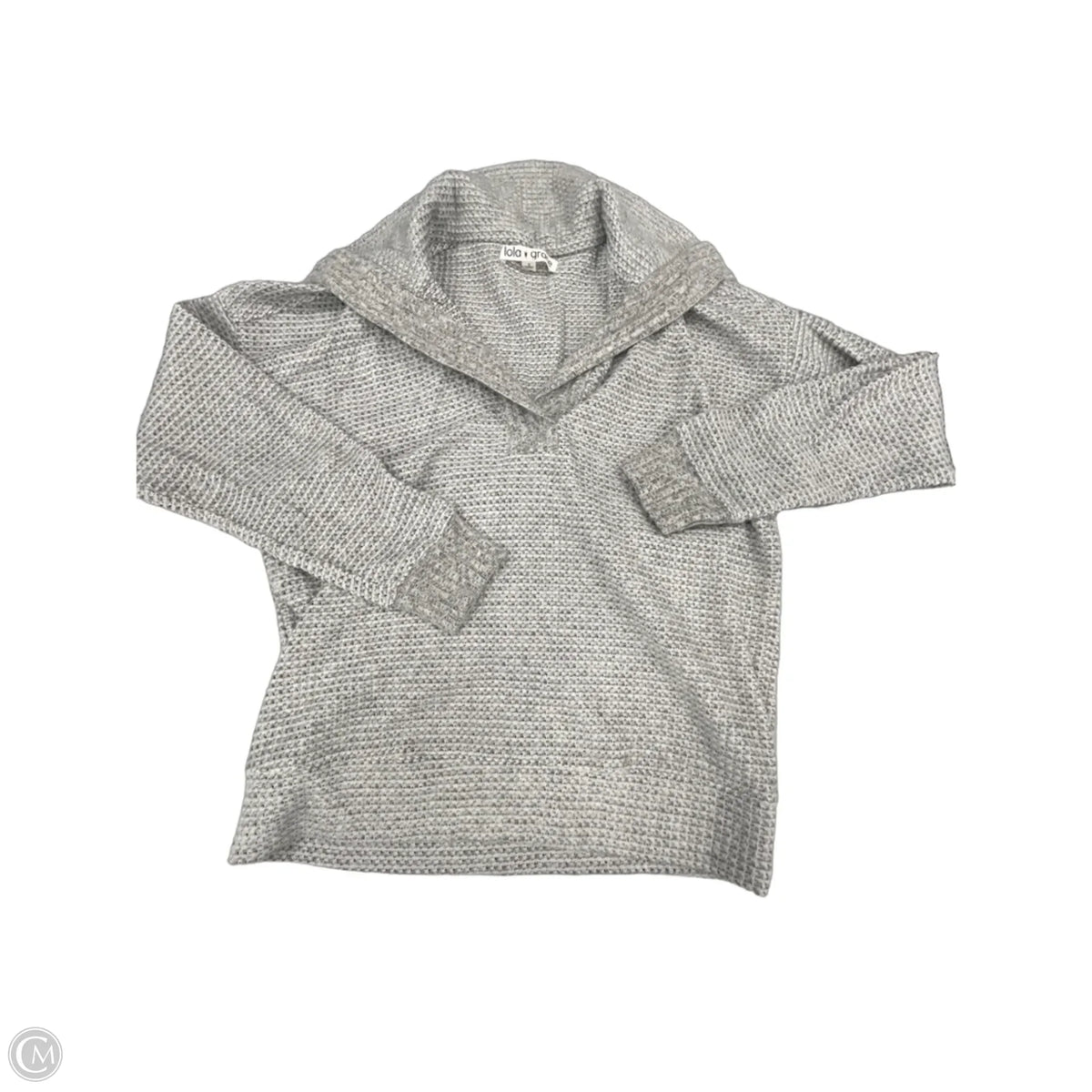 Top Long Sleeve Basic By Lola Grace In Grey, Size: S