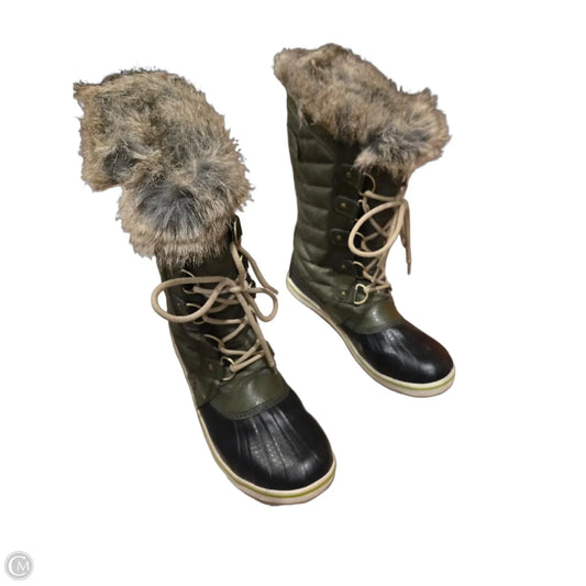 Boots Snow By Sorel In Green, Size: 10