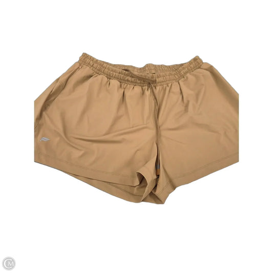 Athletic Shorts By Fabletics In Tan, Size: 1x
