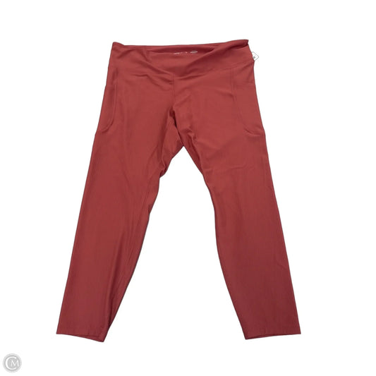 Athletic Leggings By Old Navy In Mauve, Size: 2x