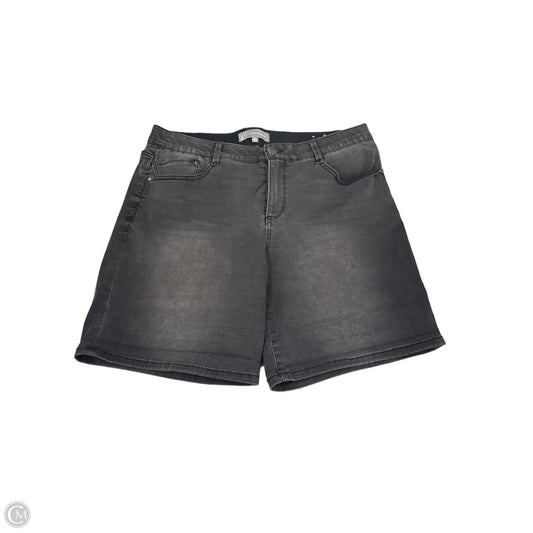Shorts By Wit & Wisdom In Black Denim, Size: 14