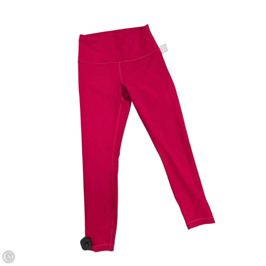 Athletic Leggings By Lululemon In Red, Size: 6