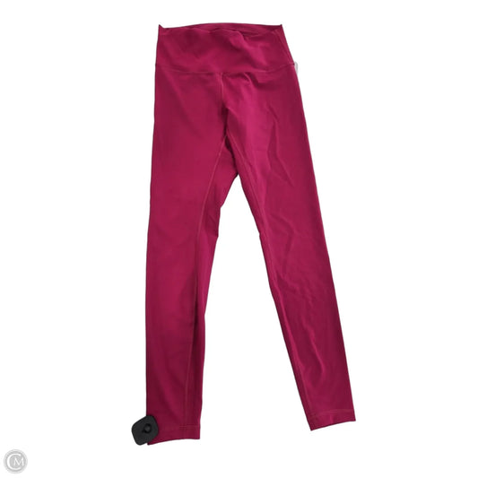 Athletic Leggings By Lululemon In Pink, Size: 8