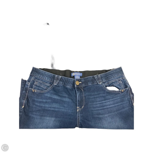 Jeans Straight By Democracy In Blue Denim, Size: 20w