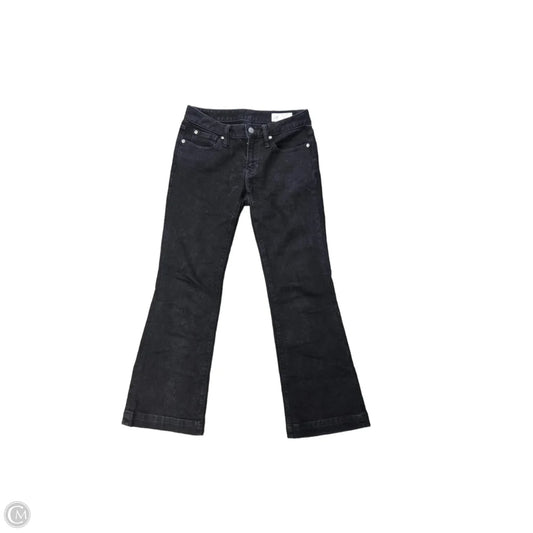 Jeans Flared By Gap In Black Denim, Size: 2p