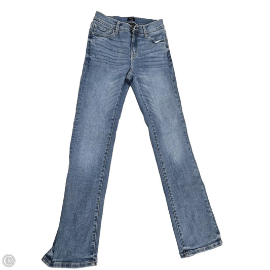 Jeans Flared By Express In Blue Denim, Size: 4