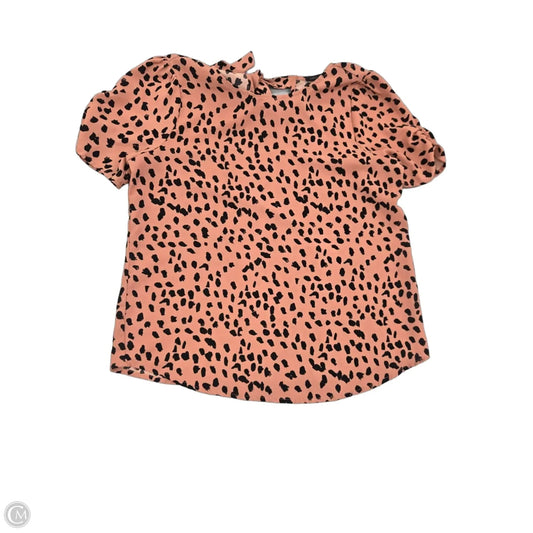 Top Short Sleeve Basic By Papermoon In Animal Print, Size: S
