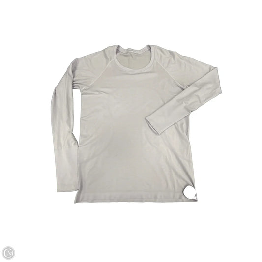 Athletic Top Long Sleeve Crewneck By Lululemon In Purple, Size: 12