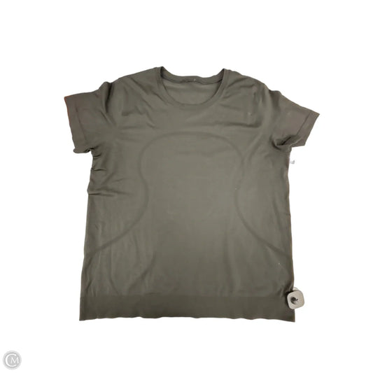 Top Short Sleeve By Lululemon In Black, Size: Xl