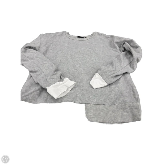 Top Long Sleeve By Halogen In Grey, Size: M