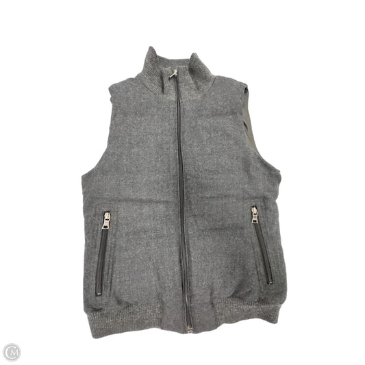 Vest Puffer & Quilted By Banana Republic In Grey, Size: S
