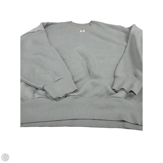 Sweatshirt Crewneck By Under Armour In Green, Size: 1x