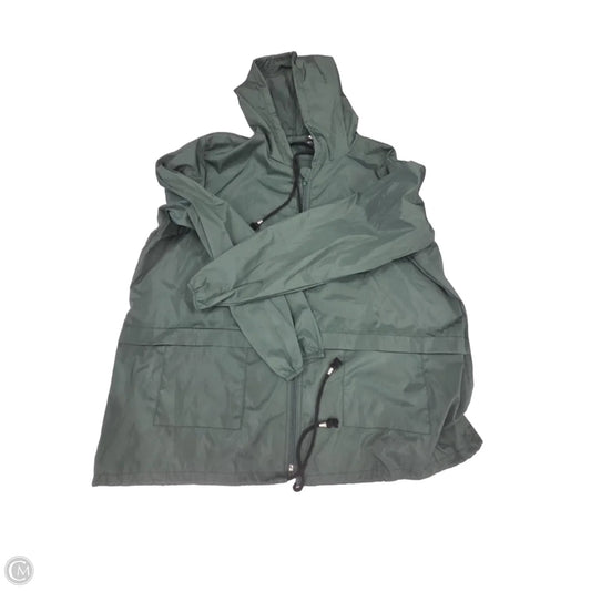 Jacket Windbreaker By Cmf In Green, Size: Xxl