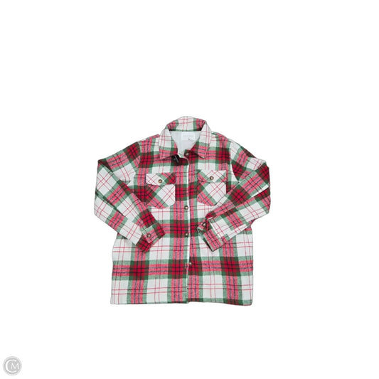 Jacket Shirt By Cmc In Plaid Pattern, Size: Xl