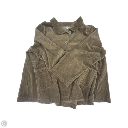 Jacket Shirt By Habitat In Green, Size: Xl