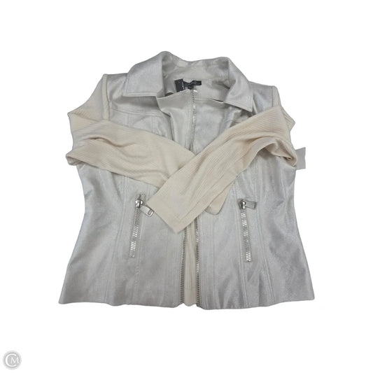 Jacket Other By Charlie B In Silver, Size: Xl
