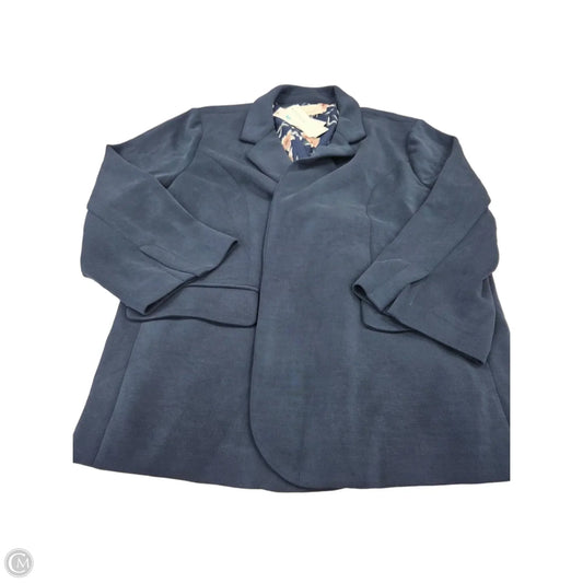 Blazer By Skies Are Blue In Blue, Size: 2x
