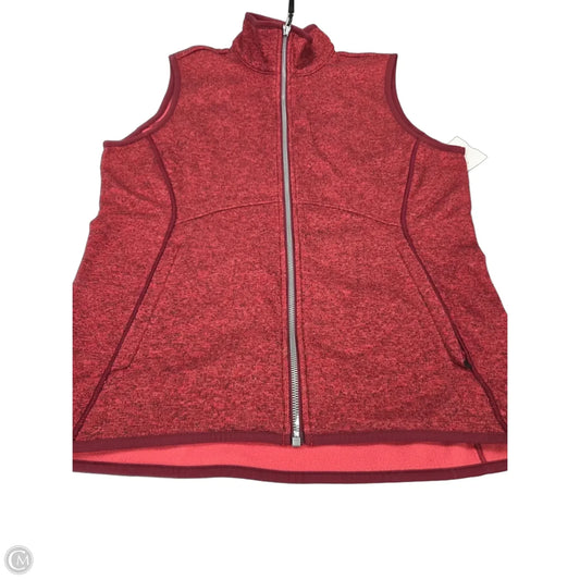 Vest Fleece By Cutter And Buck In Red, Size: M