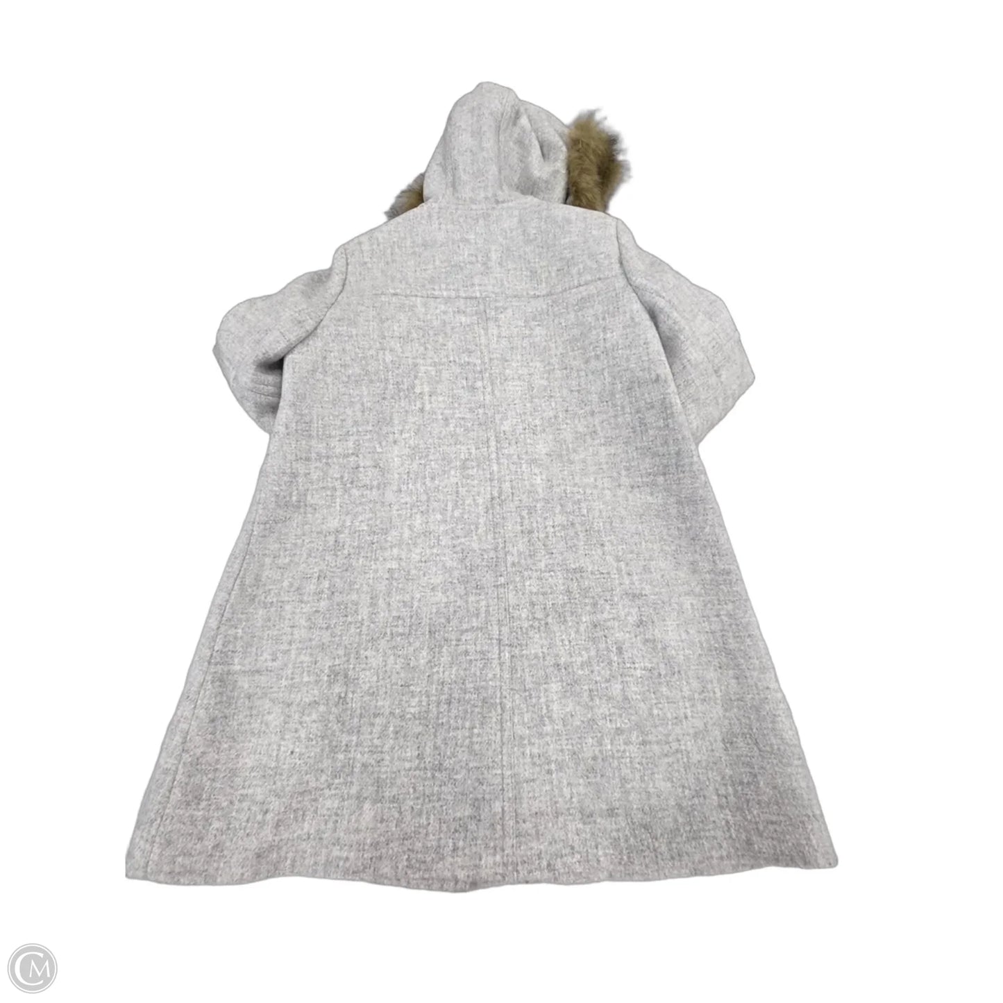 Coat Peacoat By J. Crew In Grey, Size: Xl